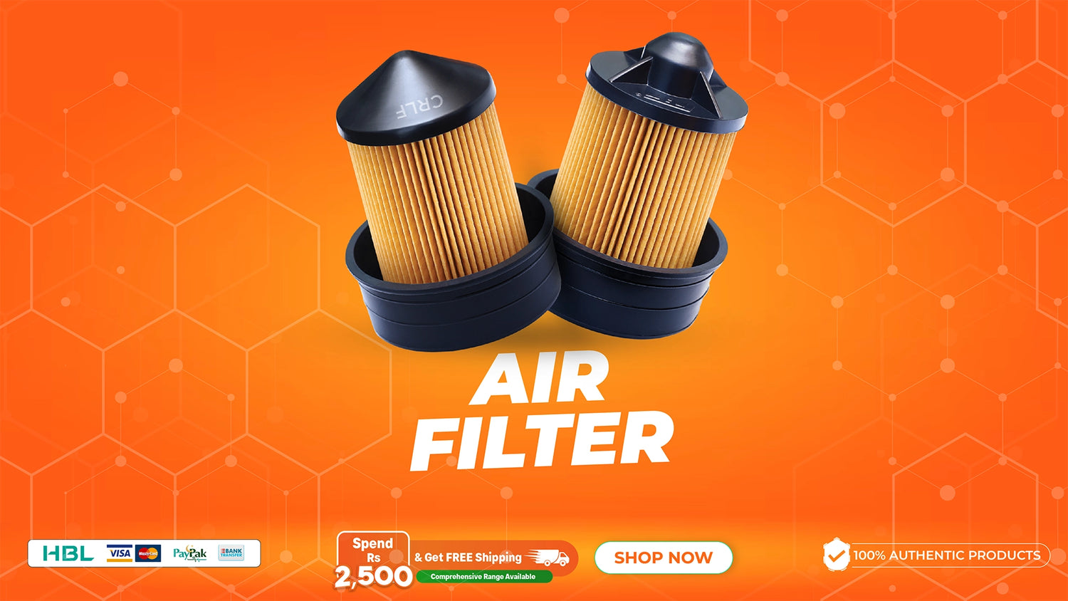 Crown Motorcycle Air Filters & Intakes
