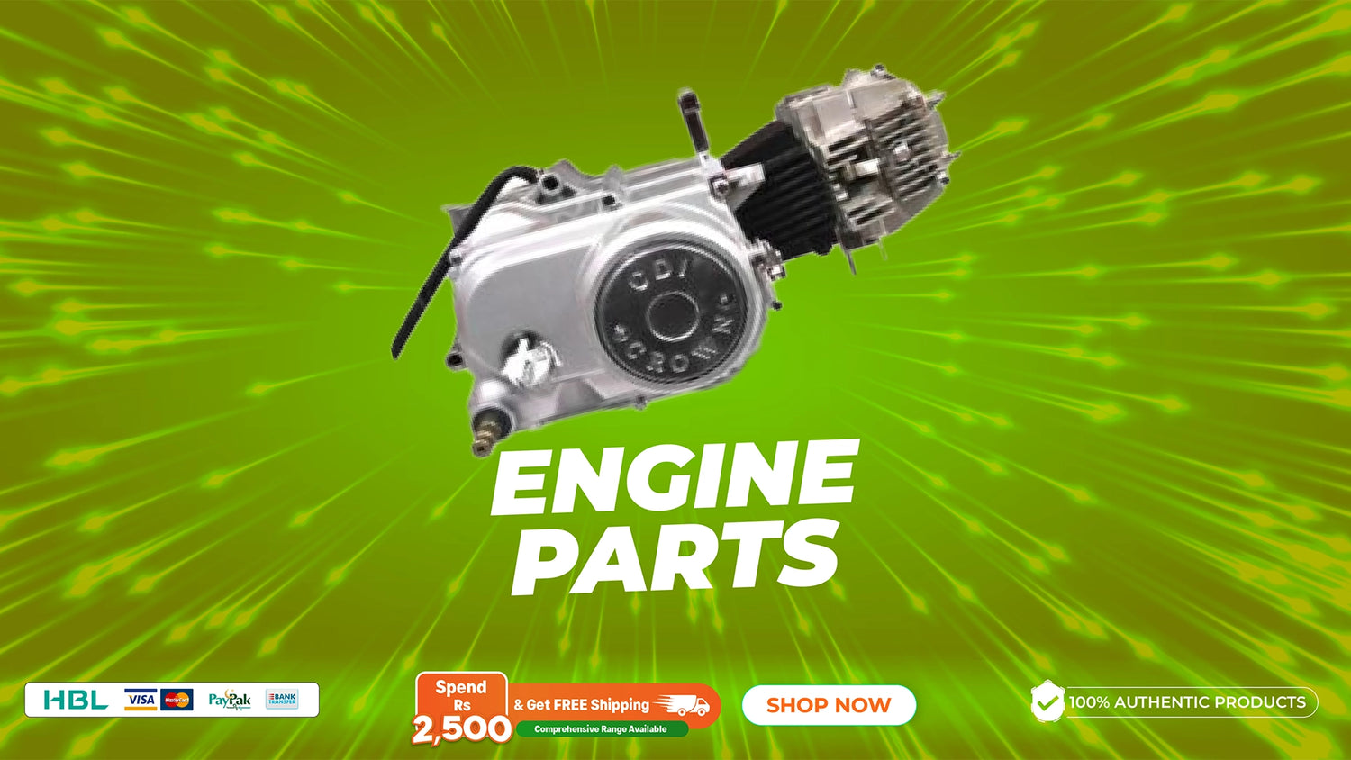 Crown Motorcycle Engine Parts