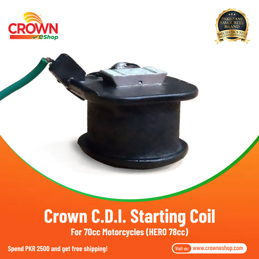 Crown C.D.I. Starting Coil (Gutka Coil) for 78cc HERO Motorcycles - Crowneshop