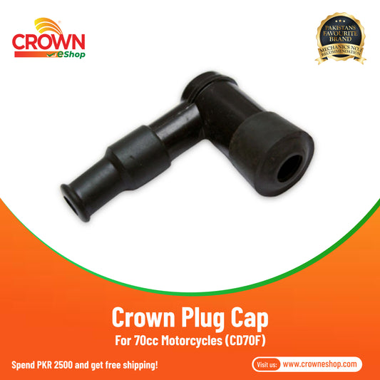 Crown Plug Cap Black for CD70F Motorcycles - Crowneshop