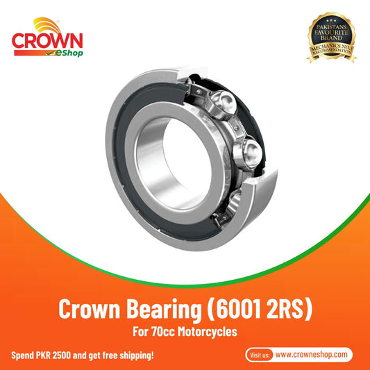 Crown Bearing 6001 (6001 2RS) for Motorcycles - Crowneshop