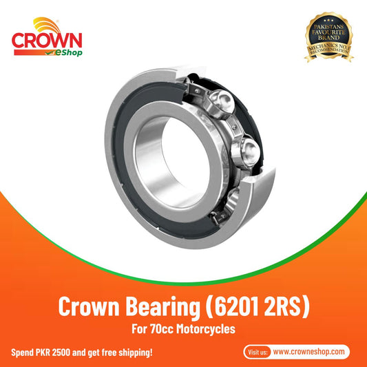 Crown Bearing 6201 (6201 2RS) for UNIVERSAL Motorcycles - Crowneshop