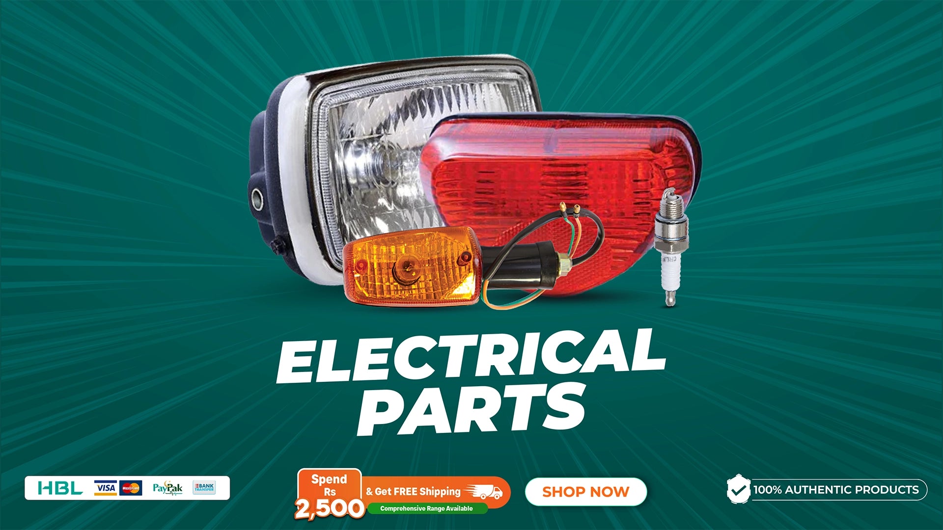 Crown Motorcycle Electrical Parts
