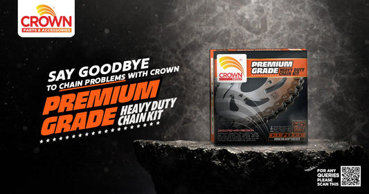 Say Goodbye to Chain Problems with Crown Premium Grade Heavy Duty Chain Kit!