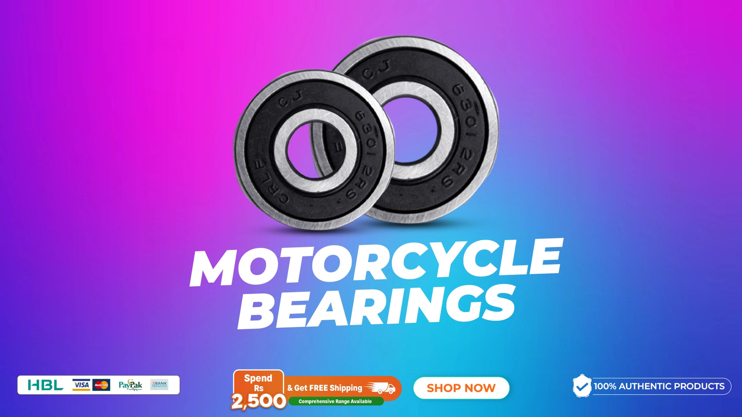Crown Motorcycle Bearings