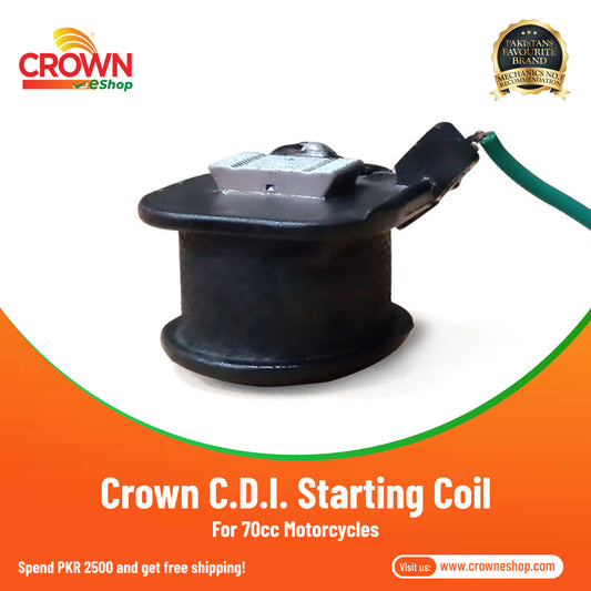Crown C.D.I. Starting Coil (Gutka Coil) for 70cc Motorcycles - Crowneshop