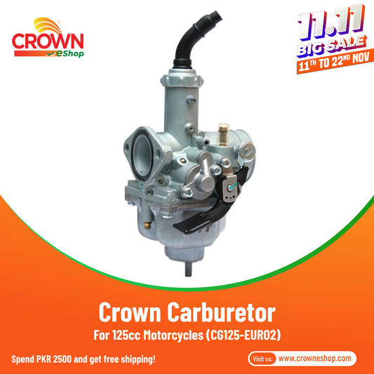 Crown Carburetor for 125cc Motorcycles (CG125-EURO2)