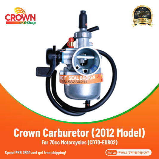 Crown Carburetor (2012 Model) For 70cc Motorcycles (CD70-EURO2) - Crowneshop