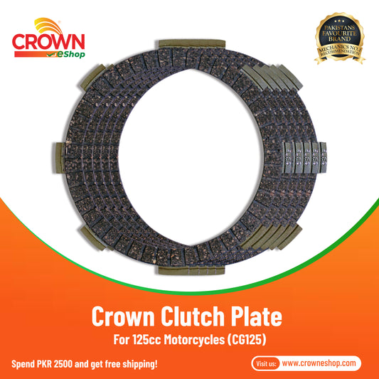 Crown Clutch Plate for 125cc Motorcycles (CG125) - Crowneshop