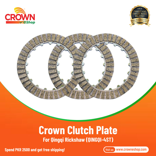Crown Clutch Plate for Qingqi Rickshaw (QINGQI-4ST) - Crowneshop