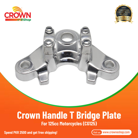 Crown Handle T Bridge Plate for 125cc Motorcycles (CG125) - Crowneshop