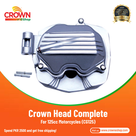 Crown Head Complete for 125cc Motorcycles (CG125) - Crowneshop