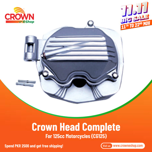 Crown Head Complete for 125cc Motorcycles (CG125)