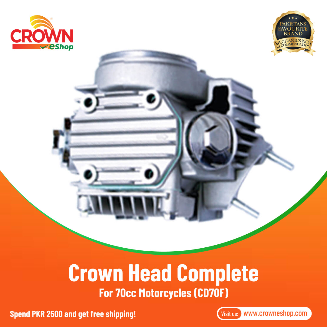 Crown Head Complete for 70cc Motorcycles (STAR) - Crowneshop