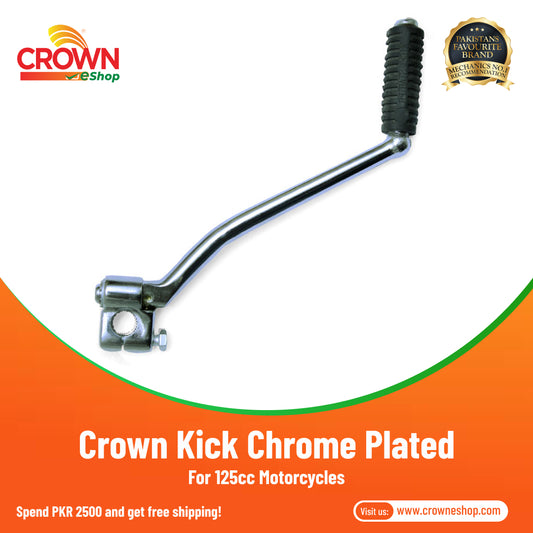 Crown Kick Chrome Plated for 125cc Motorcycles - Crowneshop