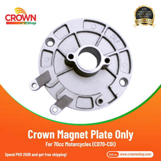 Crown Magnet Plate Only for 70cc Motorcycles (CD70-CDI) - Crowneshop