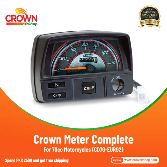 Crown Meter Complete for 70cc Motorcycles (CD70-EURO2) - Crowneshop