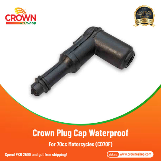 Crown Plug Cap Black Waterproof for CD70F Motorcycles - Crowneshop