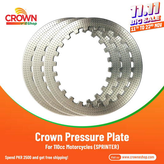 Crown Pressure Plate for 110cc Motorcycles (SPRINTER)