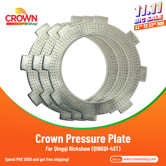 Crown Pressure Plate for Qingqi Rickshaw (QINGQI-4ST)