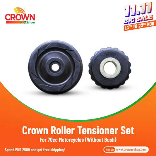 Crown Roller Tensioner Set Without Bush for 70cc Motorcycles