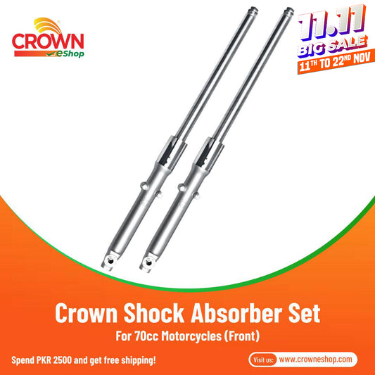 Crown Shock Absorber Set Front for 70cc Motorcycles