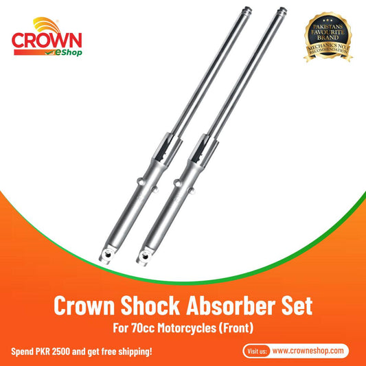 Crown Shock Absorber Set Front for 70cc Motorcycles - Crowneshop