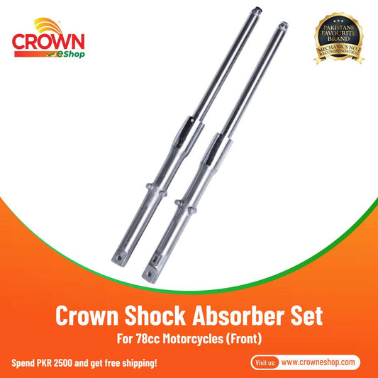 Crown Shock Absorber Set Front for 78cc Motorcycles - Crowneshop