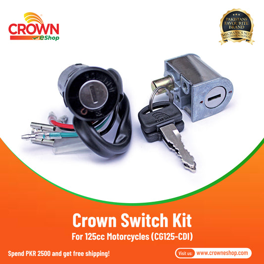 Crown Switch Kit for 125cc Motorcycles (CG125-CDI) - Crowneshop