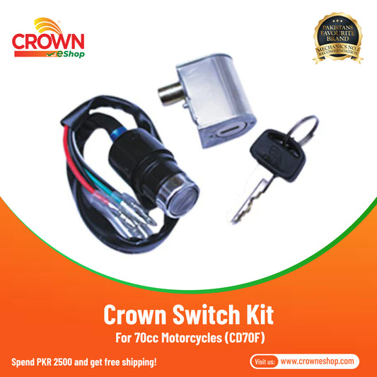 Crown Switch Kit for 70cc Motorcycles (CD70F) - Crowneshop