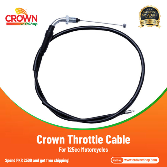 Crown Throttle Cable for 125cc Motorcycles - Crowneshop