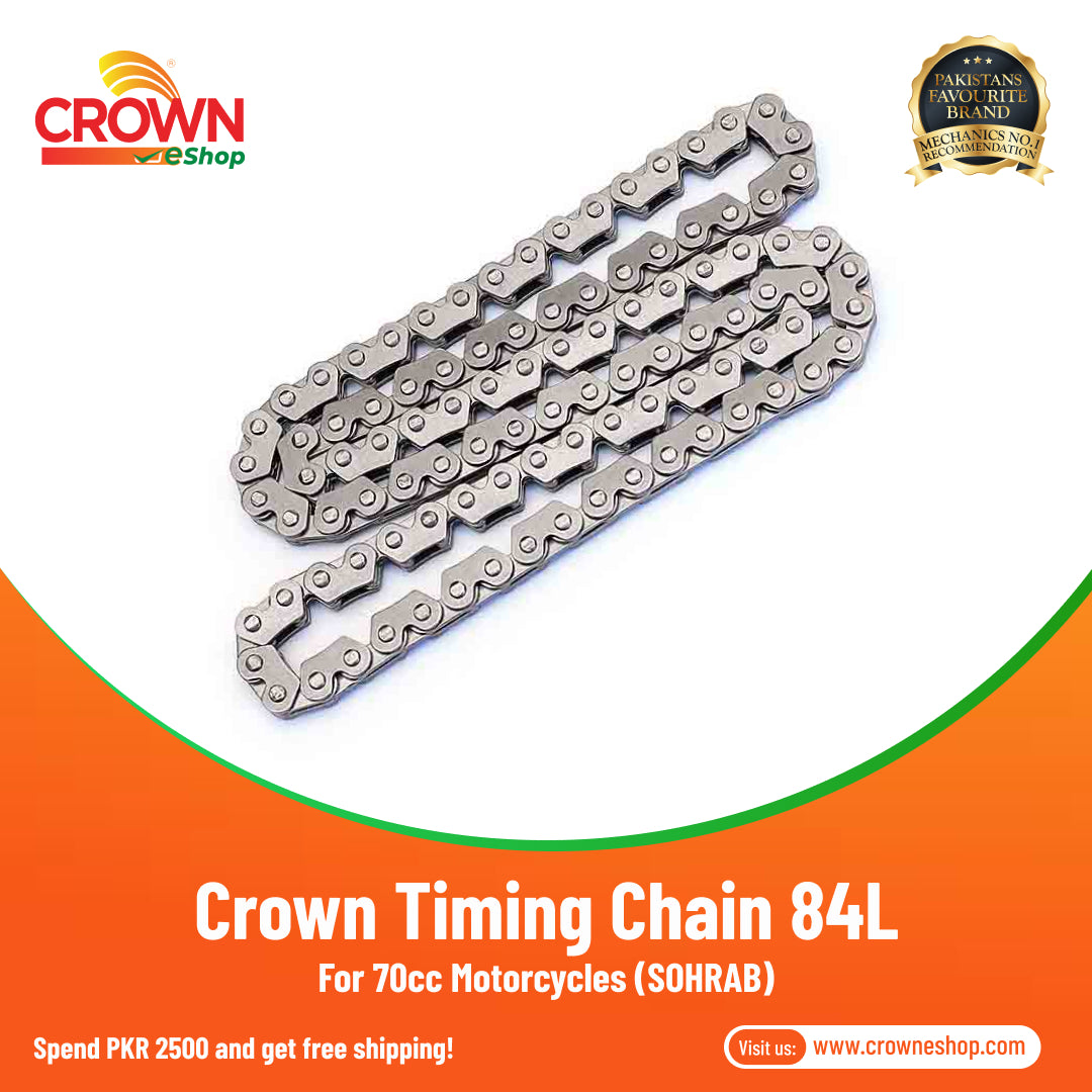 Crown Timing Chain 84l for 70cc Motorcycles (SOHRAB) - Crowneshop