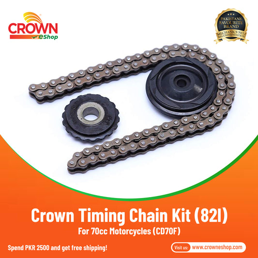 Crown Timing Chain Kit 82l for 70cc Motorcycles (CD70F) - Crowneshop
