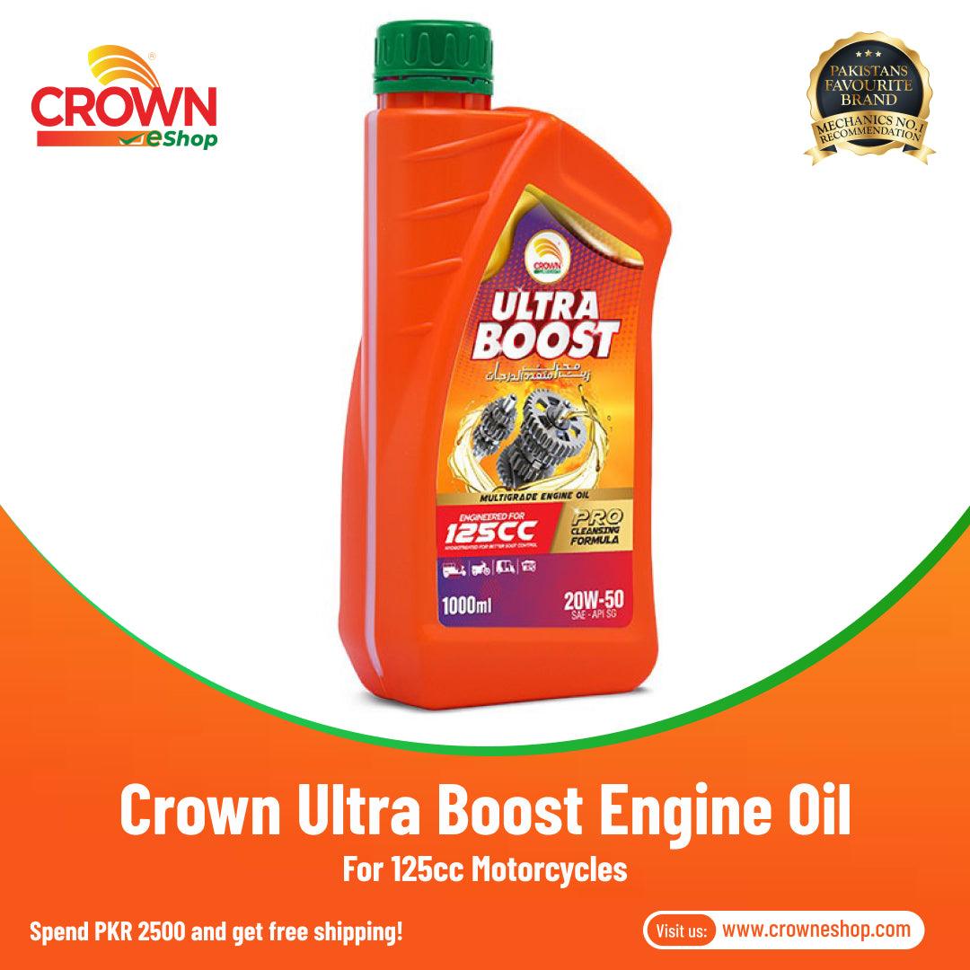 Crown Ultra Boost Engine Oil 1000ml Formulated In Europe for Motorcycles - Crowneshop