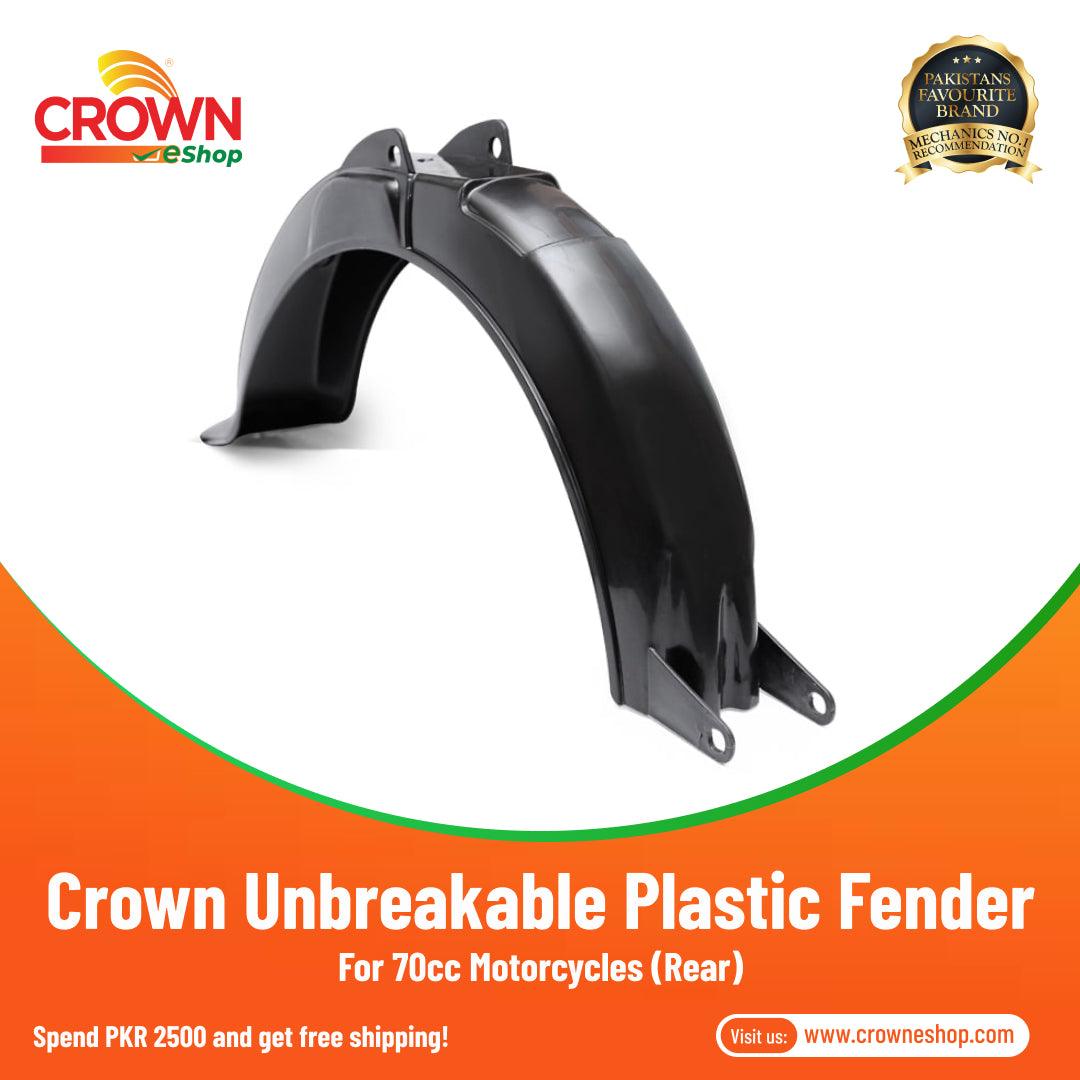 Crown Unbreakable Plastic Fender Rear for 70cc Motorcycles - Crowneshop