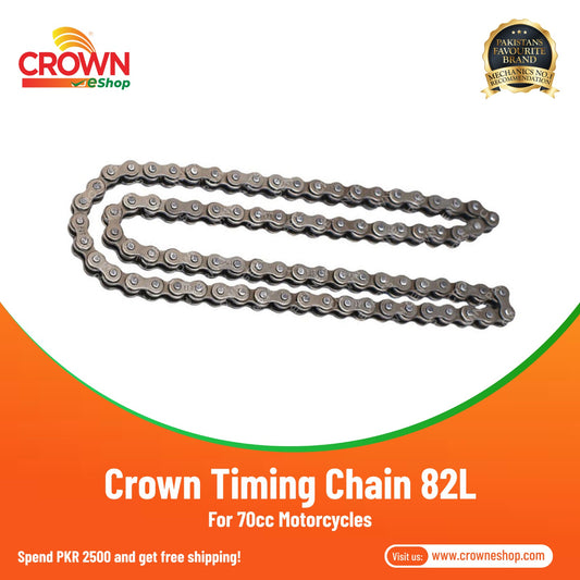 Crown Timing Chain 82L for 70cc Motorcycles (CD70F)