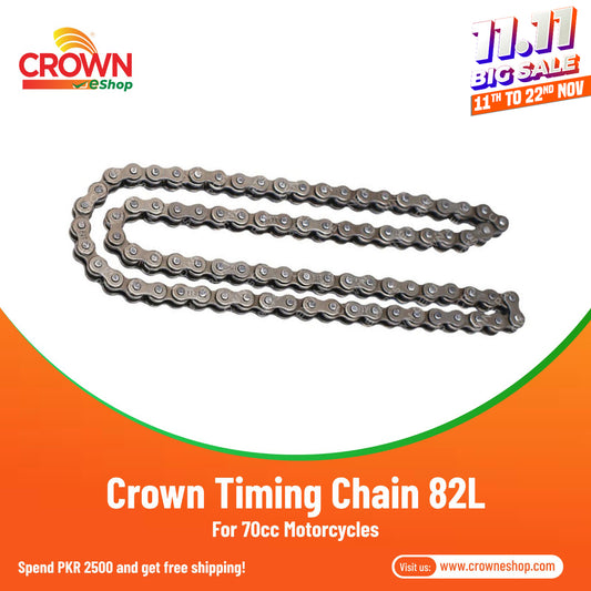 Crown Timing Chain 82L for 70cc Motorcycles (CD70F)