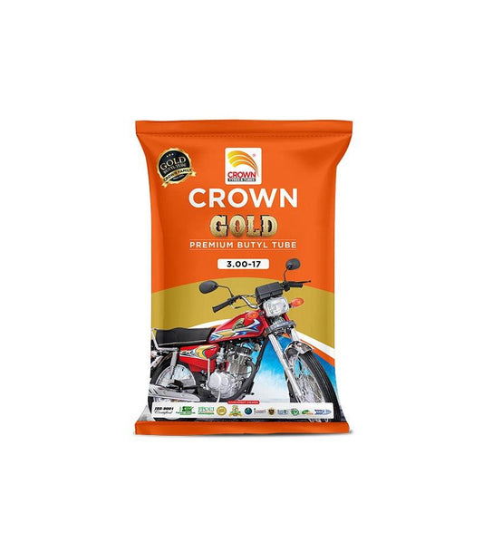 Crown Gold Rear Tube 3.00-17 for 125cc Motorcycles - Crowneshop